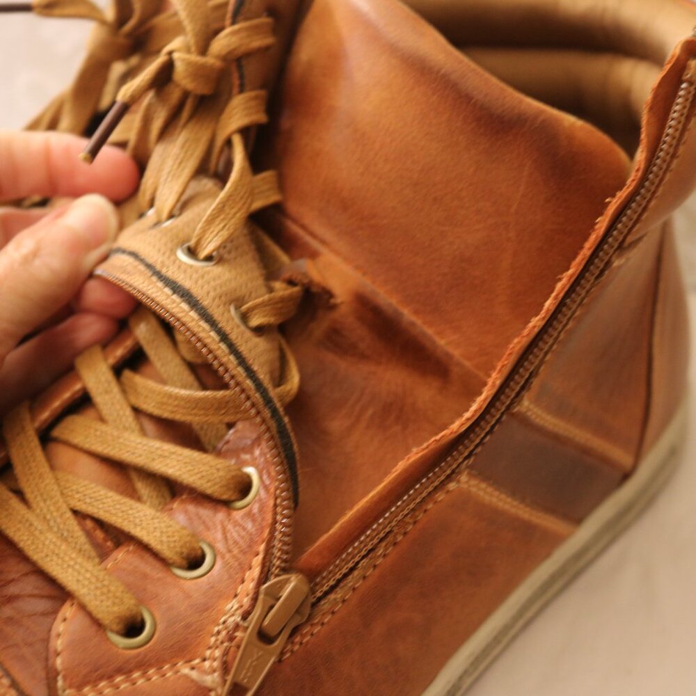 Prop'et Men's Lucas Hi Skate Shoe in brown size 13x 3E - Picture 6 of 10